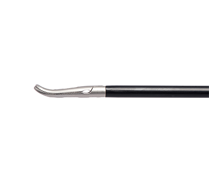 Upcurve Fenestrated Grasper Forceps with Ratchet Handle